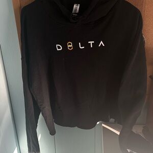 Delta 8 cropped hoodie…